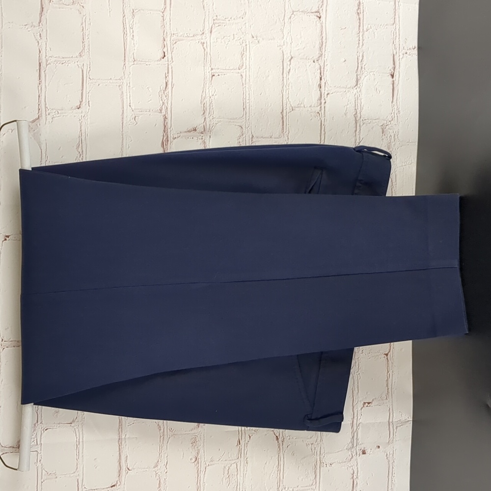 Talbot's Hampshire Straight Ankle Pants Blue.